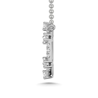 14K White Gold Diamond 1/2 Ct.Tw. Fashion Necklace