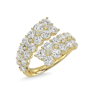 14K Yellow Gold Diamond 3 1/2 Ct.Tw. Fashion Ring