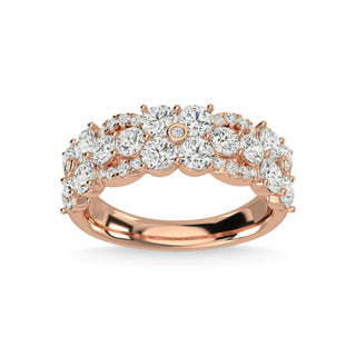 14K Rose Gold Diamond 2 Ct.Tw. Fashion Ring