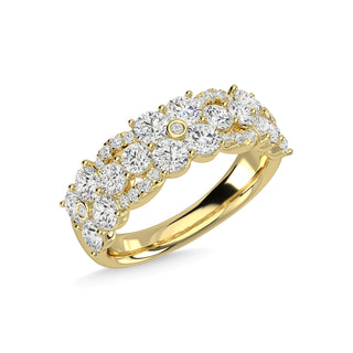 14K Yellow Gold Diamond 2 Ct.Tw. Fashion Ring