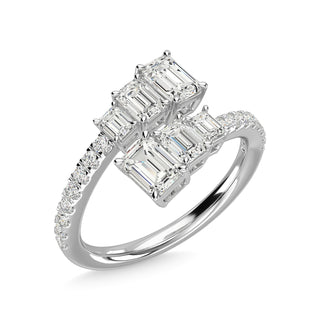 14K White Gold Diamond 1 7/8 Ct.Tw. Fashion Ring