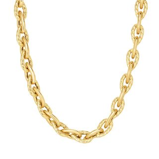 14K Gold Italian Cable Necklace